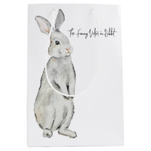 Funny velvet rabbit medium gift bag