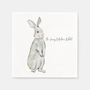 Funny velvet rabbit napkin