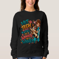 Funny Vet Tech Wiggle Wrangler