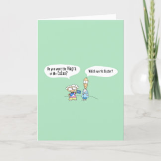 Funny Viagra  Birthday Card - 009B