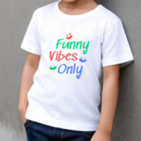 Funny Vibes Baby T-shirt | DP7Art