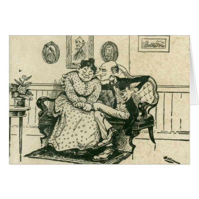 Funny Victorian card (Front Horizontal)
