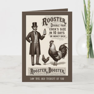 Funny Victorian Doctor Advert Birthday Card