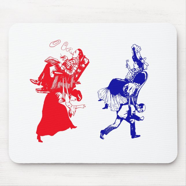funny victorian marriage mouse pad (Front)
