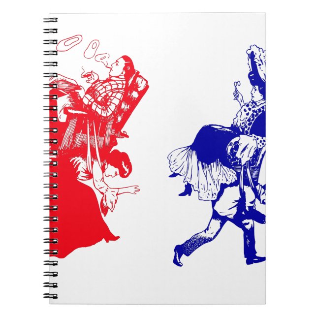 funny victorian marriage spiral notebook (Front)