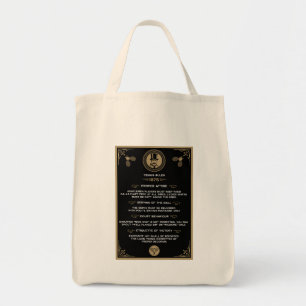Funny Victorian Tennis Rules Art Tote Bag