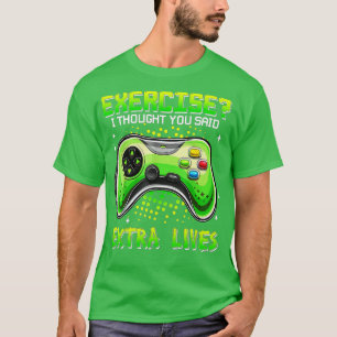Funny Video Game Controller Retro  Boys Extra Live T-Shirt