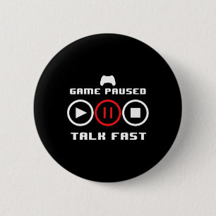 Funny Video Game Design For Men Women Video Gaming 6 Cm Round Badge