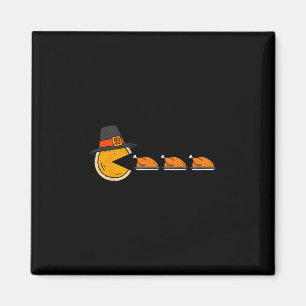 Funny Video Game Eating Turkey Thanksgiving Gamer  Magnet