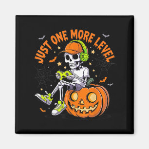 Funny Video Game Halloween Skeleton Gamer Costume  Magnet