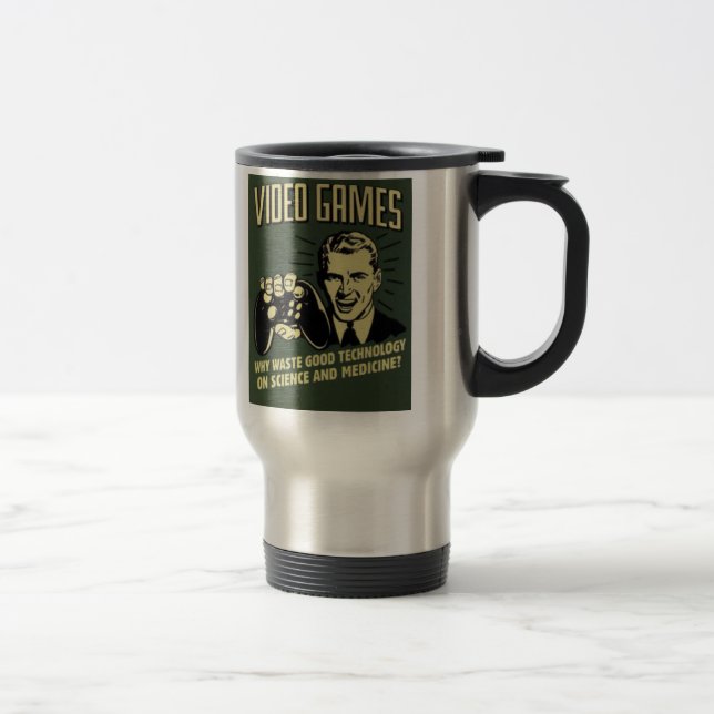 Funny Video Game Saying Travel Mug (Right)
