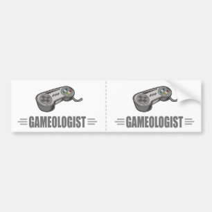 Funny Video Gamer Bumper Sticker