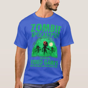 Funny Video Gamer Halloween Zombie T-Shirt