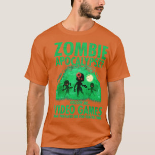 Funny Video Gamer Halloween Zombie T-Shirt