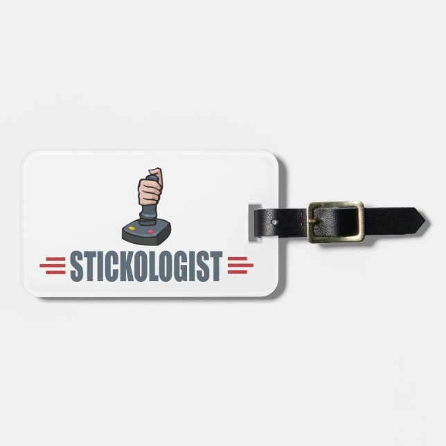 Funny Video Gamer Luggage Tag (Front Horizontal)