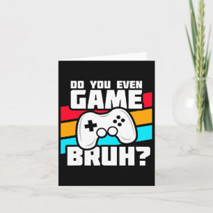 Funny Video Gamer - Pc Console Gaming - Video Game Card