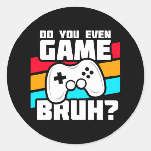 Funny Video Gamer - Pc Console Gaming - Video Game Classic Round Sticker