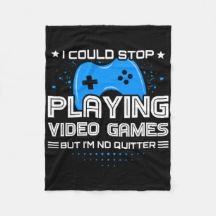 Funny Video Gamer - Pc Console Gaming - Video Game Fleece Blanket