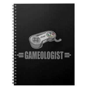 Funny Video Gamer Spiral Notebook