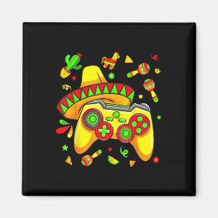Funny Video Games Cinco De Mayo Gamer Boys Kids Le Magnet