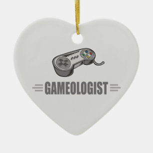 Funny Video Gaming Ceramic Tree Decoration