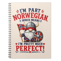 Funny Viking/Norwegian Gnome, "I'm Part Norwegian"