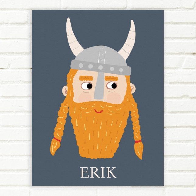 Funny Viking Personalised Poster (Creator Uploaded)