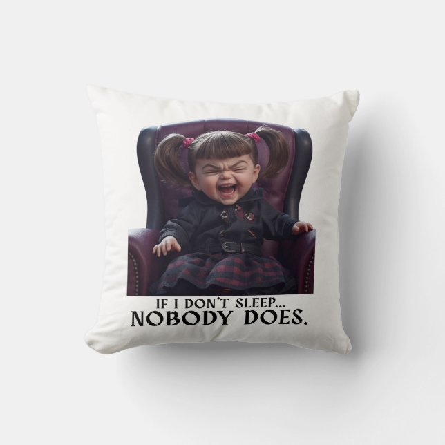 Funny Villain Baby Design Cushion (Front)