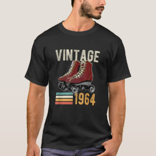 Funny Vintage 1964 Roller Skate 59th Birthday 59 Y T-Shirt