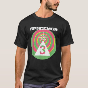 Funny Vintage 90s Spacemen Nerd Geek 3 Graphic T-Shirt