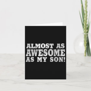 Funny Vintage And Retro Dad Card