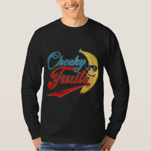 Funny Vintage Banana Sunglasses Cheeky Fruit Gift T-Shirt