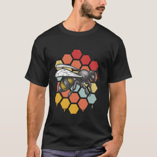 Funny Vintage Bee Designs For Men Women Beekeeping T-Shirt