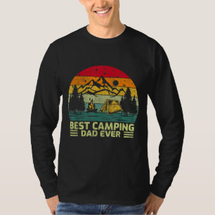 Funny Vintage Best Camping Dad Ever Father's Day T-Shirt