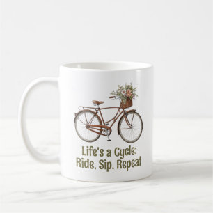 Funny Vintage Bicycle Coffee Mug