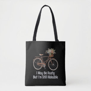 Funny Vintage Bicycle Tote Bag