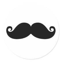 Funny Vintage Black Moustache