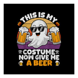 Funny Vintage Boo Poster