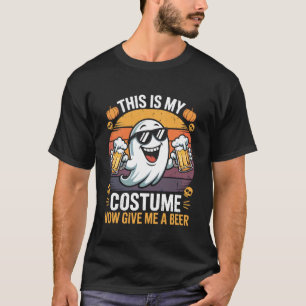 Funny Vintage Boo This is My Halloween Costumes Ad T-Shirt