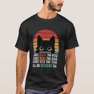 Funny Vintage Cat Lover, Quote Cat Humour, Cat Mum T-Shirt