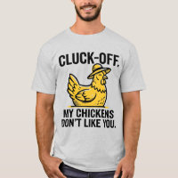 Funny Vintage Cluk Off Chicken Lover Minimalist