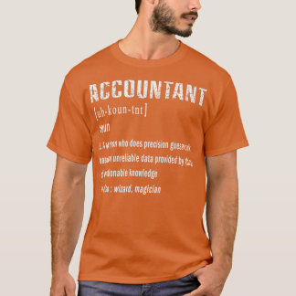 Funny Vintage CPA Certified Public Accountant Defi T-Shirt