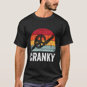 Funny Vintage Cranky Bike Bicycle Rider Cycling Lo T-Shirt