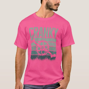Funny Vintage Cranky Bike Bicycle Rider Cycling Lo T-Shirt