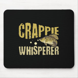 Funny Vintage Crappie Whisperer Fishing  Mouse Pad