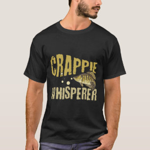 Funny Vintage Crappie Whisperer Fishing T-Shirt
