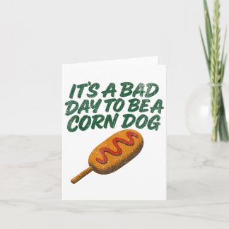 Funny Vintage Distressed It’s A Bad Day To Be A Co Card