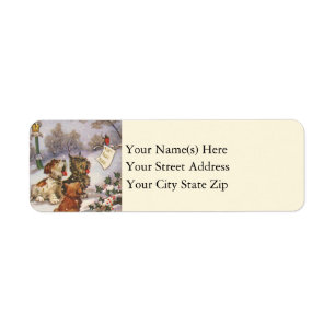 Funny Vintage Dogs Singing Christmas Carols