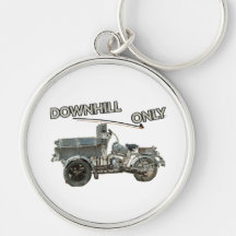 Funny Vintage Downhill Motorcycle