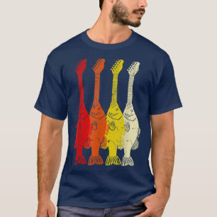 Funny Vintage Fish Bass Guitar 941 T-Shirt